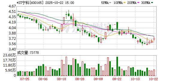 广证策略 ST宁科：董事长胡春海离任